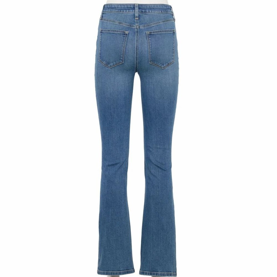 Jeans * | Women'S Sonoma Goods For Life High-Waisted Flare-Leg Jeans