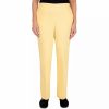 Pants * | Plus Size Alfred Dunner Bright Idea Sunshine Straight-Leg Pants