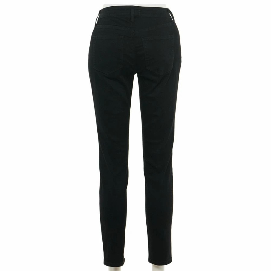 Jeans * | Women'S Sonoma Goods For Life Curvy High-Waisted Skinny Jeans