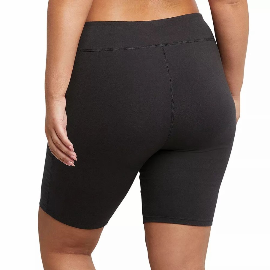 Shorts * | Plus Size Just My Size Stretchy Jersey Bike Shorts