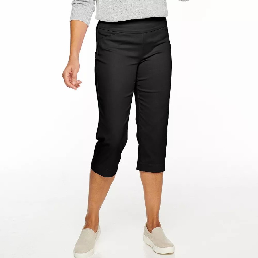 Crops & Capris * | Petite Croft & Barrow Effortless Stretch Mid-Rise Capri Pants