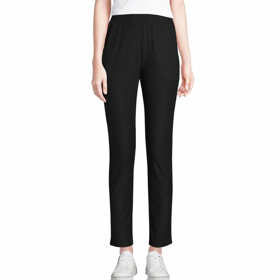 Pants * | Petite Lands' End Active Soft Tapered Performance Ankle Pants