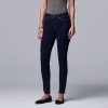 Jeans * | Women'S Simply Vera Vera Wang Power Stretch Core Skinny Jeans