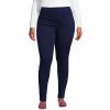 Jeans * | Plus Size Lands' End Starfish High Rise Pull On Knit Denim Skinny Jeans