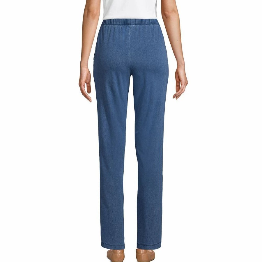 Pants * | Women'S Tall Lands' End Sport Knit High-Rise Pull-On Pants