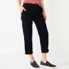 Crops & Capris * | Women'S Sonoma Goods For Life Cargo Utility Capri Pants