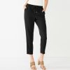 Pants * | Petite Nine West Twill Pintuck Jogger Pants