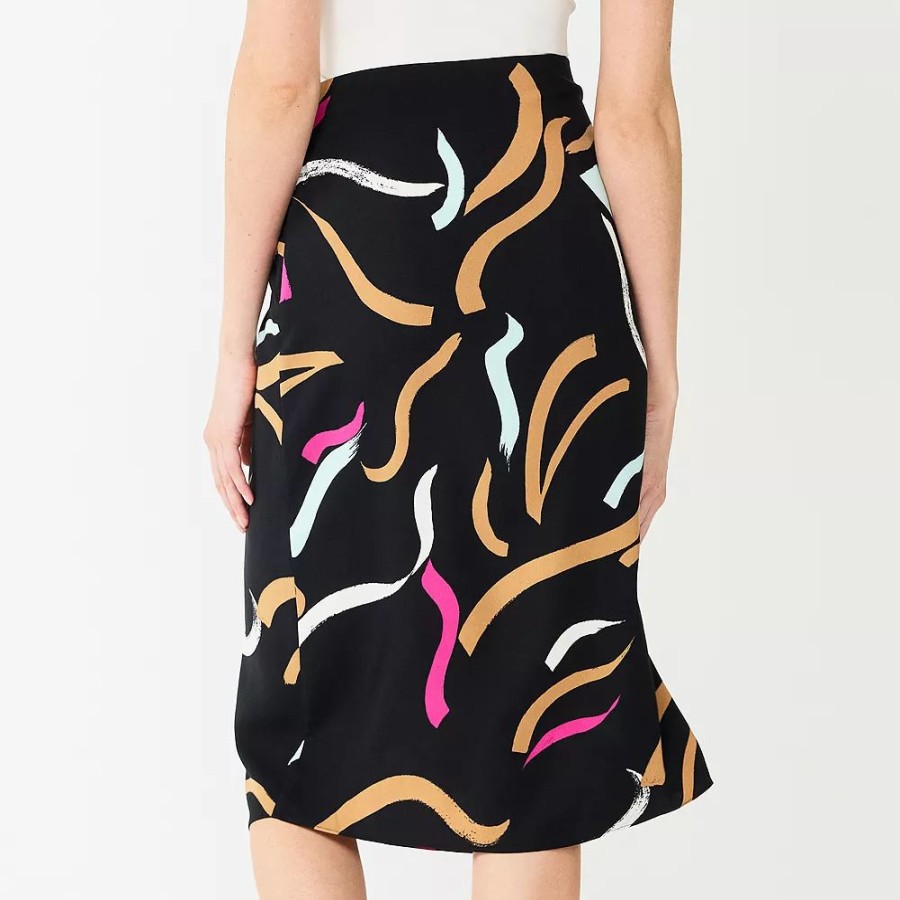 Skirts & Skorts * | Women'S Nine West Side Ruched Midi Skirt