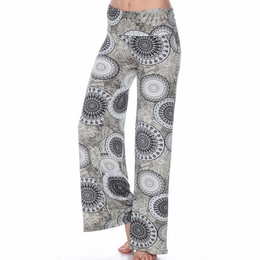 Pants * | Women'S White Mark Palazzo Pants