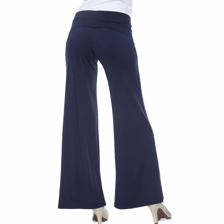 Pants * | Women'S White Mark Palazzo Pants