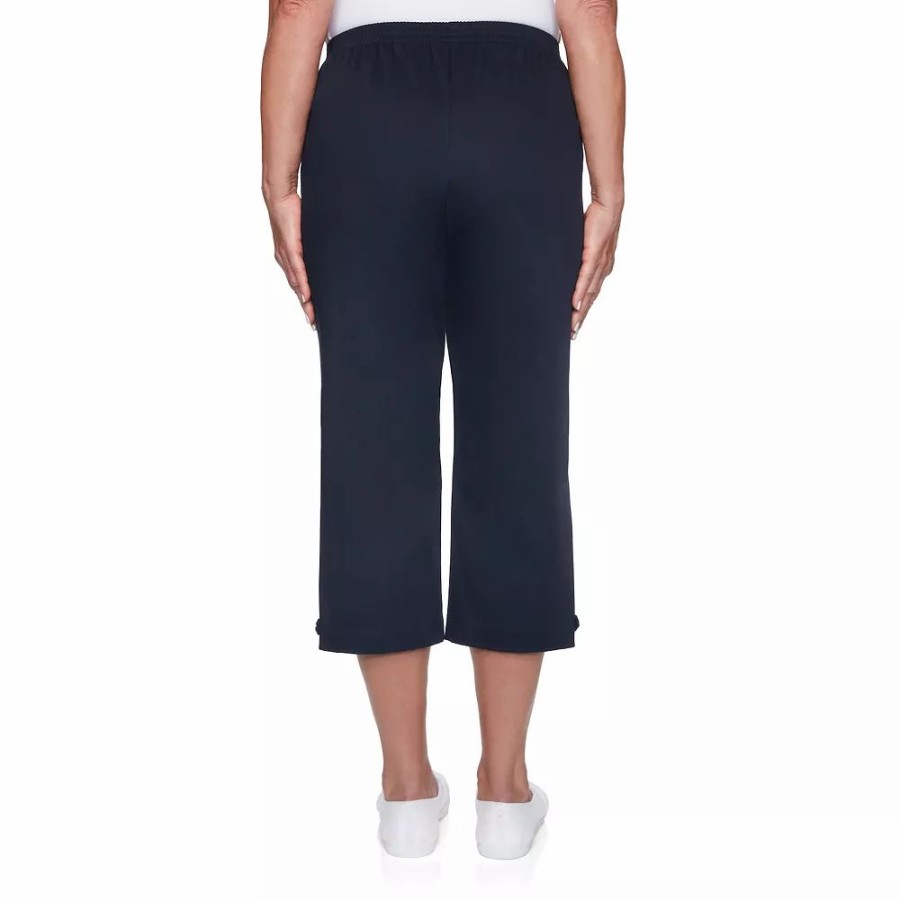 Crops & Capris * | Plus Size Alfred Dunner Twill Relaxed Fit Capri Pants