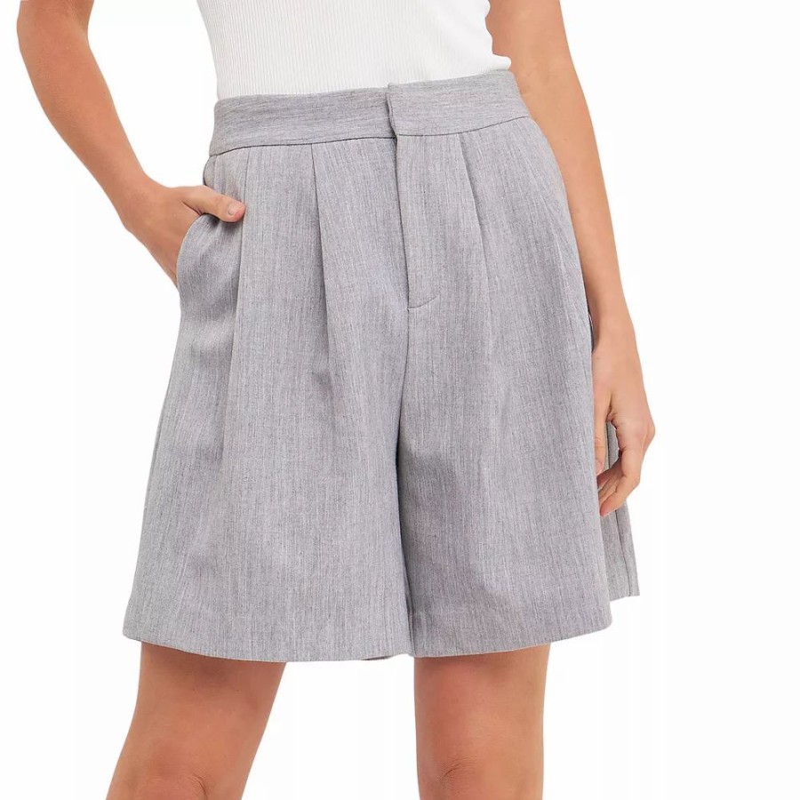 Shorts * | Endless Rose Pleated Tailored Shorts