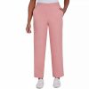 Pants * | Petite Alfred Dunner Isle Of Capri Pants Pull-On Straight-Leg Pants