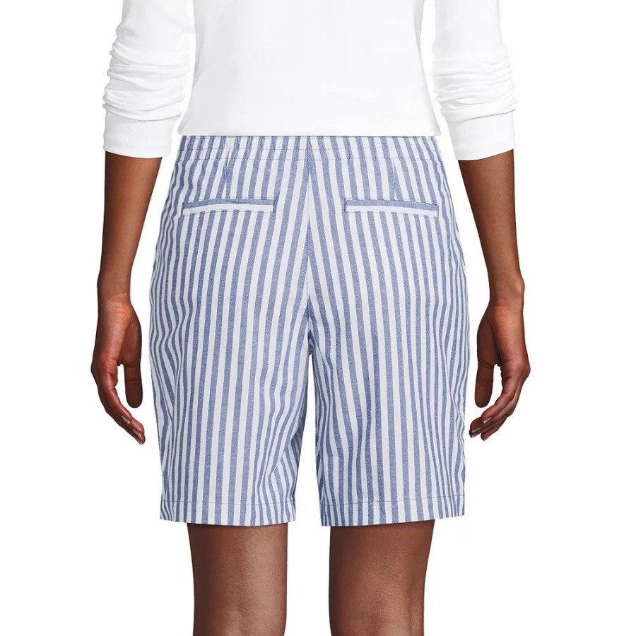 Shorts * | Petite Lands' End Pull-On Chino Bermuda Shorts