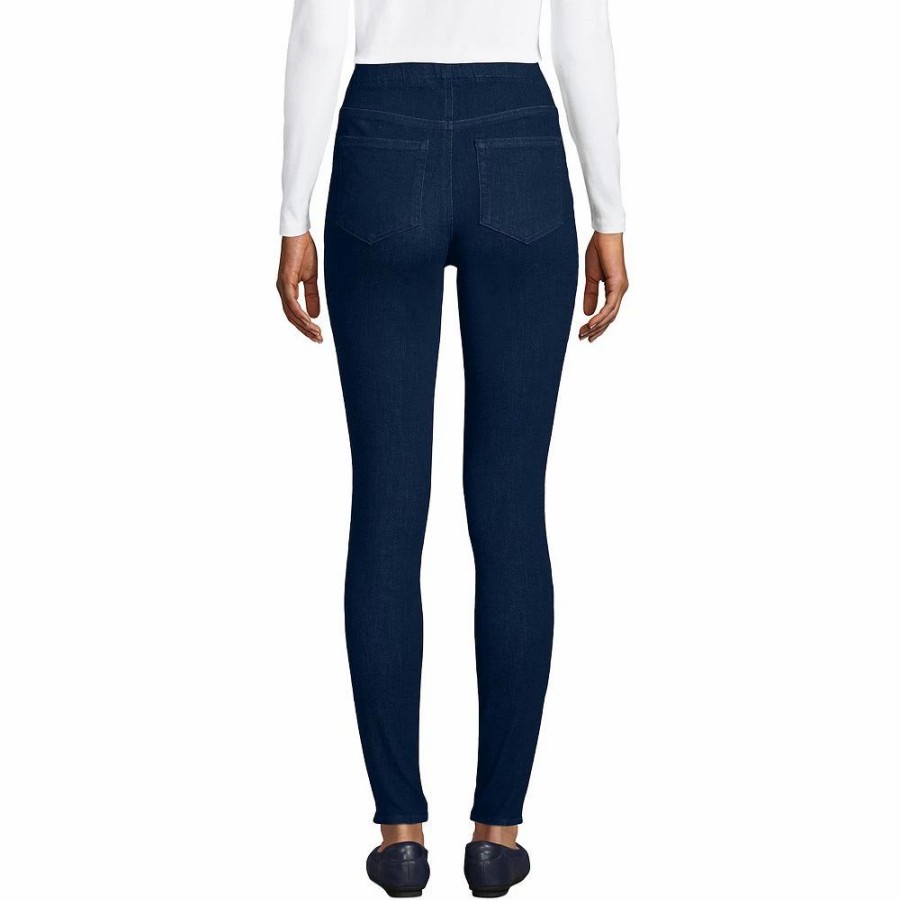 Crops & Capris * | Women'S Lands' End High Rise Pull-On Skinny Jeggings