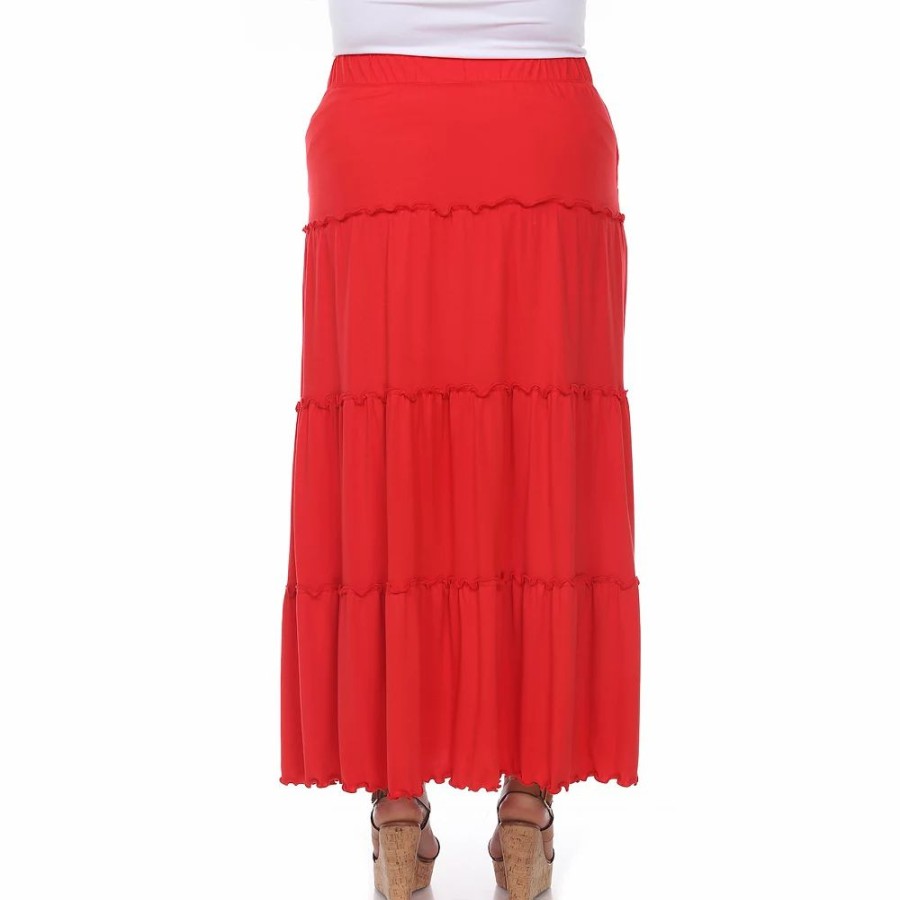 Skirts & Skorts * | Plus Size Mark Tie High-Waisted Maxi Skirt