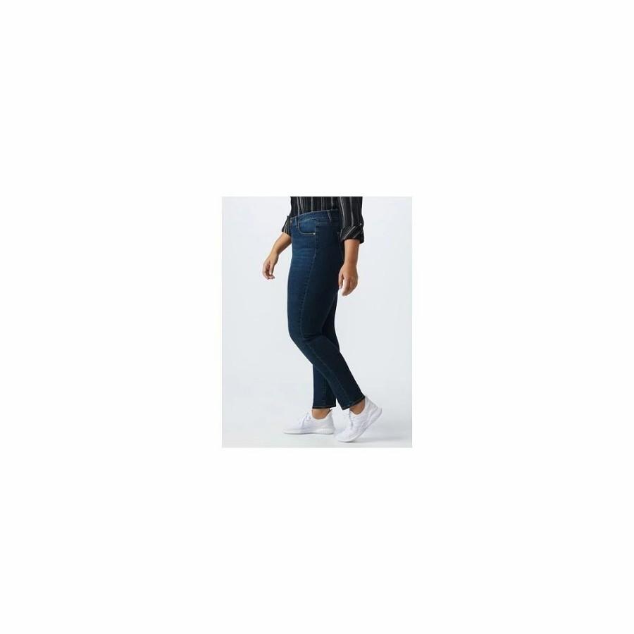 Jeans * | Dressbarn Women'S Plus Westport Signature High Rise 5 Pocket Skinny Jean With Hidden Tummy Solution