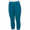 Crops & Capris * | Plus Size Tek Gear Ultrastretch Pocket High-Waisted Capri Leggings