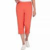 Crops & Capris * | Women'S Alfred Dunner Tiki Time Slimming Capri Pants