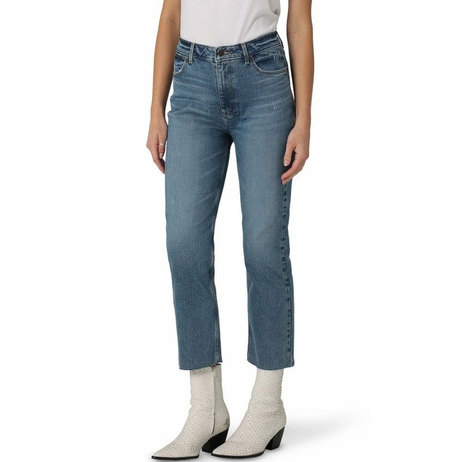 Jeans * | Women'S Wrangler High Rise Rodeo Straight Jeans