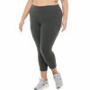 Crops & Capris * | Plus Size Tek Gear Essential High-Waisted Capri Leggings