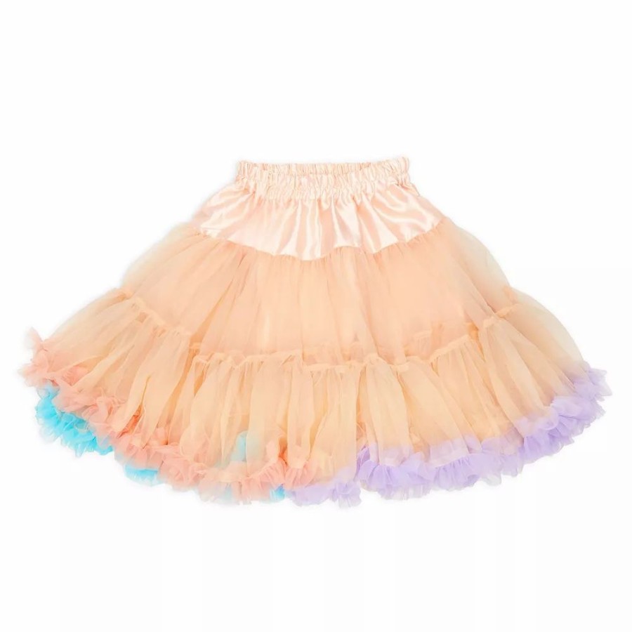 Skirts & Skorts * | Sparkle And Bash Rainbow Petticoat Skirt With Elastic Waist For Women, Under Skirt Fluff Tutu (Waist Size 22-36 In)