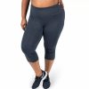 Crops & Capris * | Plus Size Spalding High-Waisted Capri Leggings