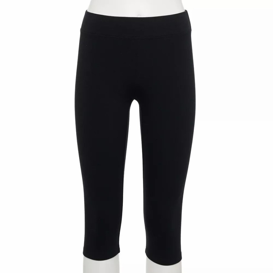 Crops & Capris * | Petite Sonoma Goods For Life Wide-Waist Capri Leggings