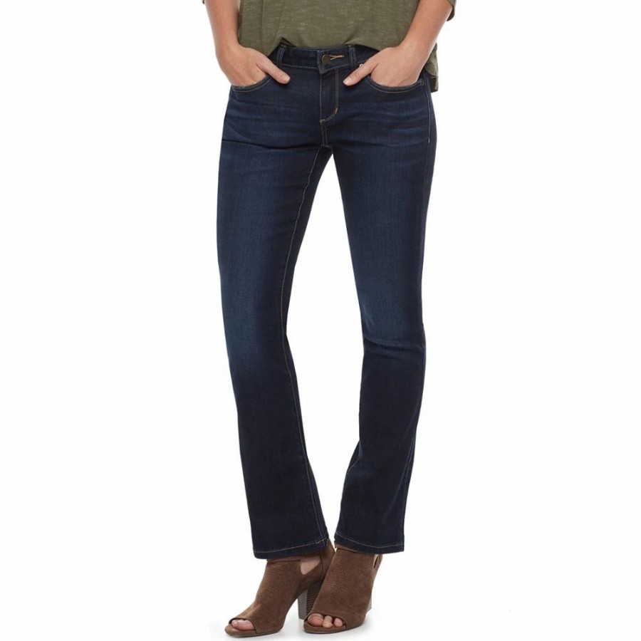 Jeans * | Petite Sonoma Goods For Life Midrise Bootcut Jeans