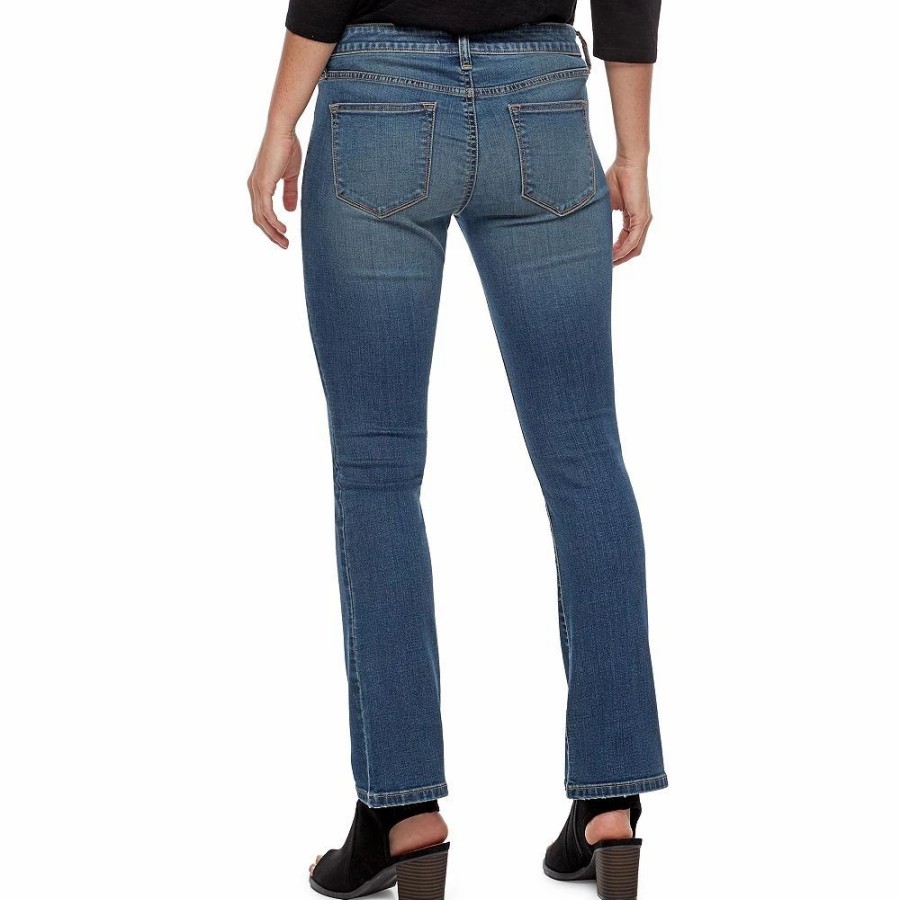 Jeans * | Petite Sonoma Goods For Life Midrise Bootcut Jeans