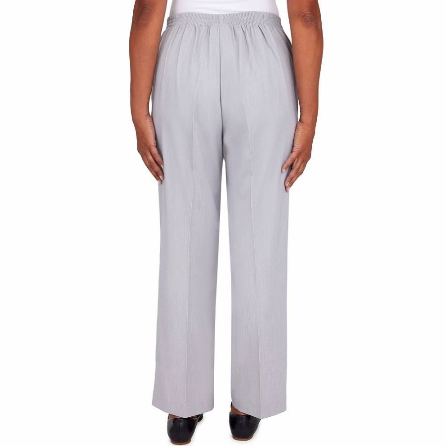 Pants * | Petite Alfred Dunner Lady Like Chic Straight-Leg Pants