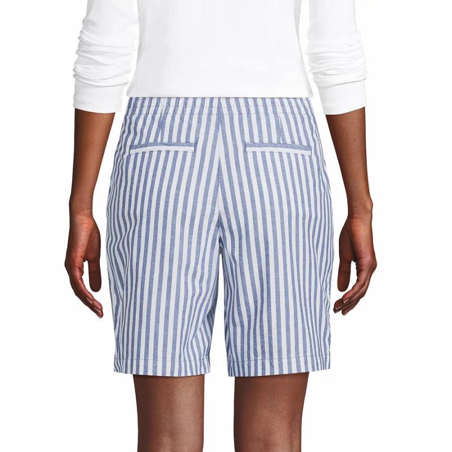 Shorts * | Petite Lands' End Pull-On Chino Bermuda Shorts