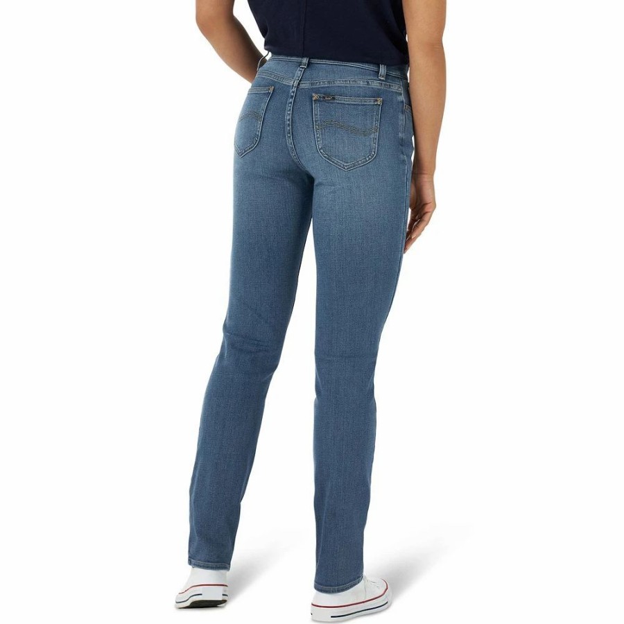 Jeans * | Petite Lee Ultra Lux Comfort Slim-Fit Straight-Leg Jeans