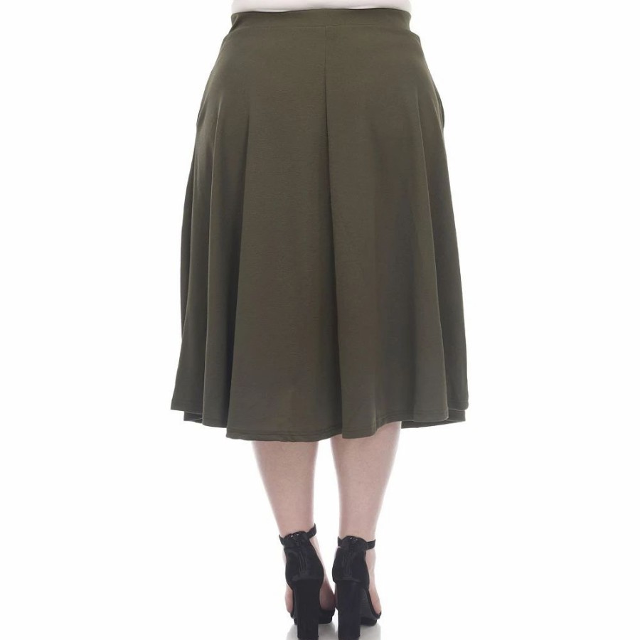 Skirts & Skorts * | Plus Size Mark Flare Midi Skirts