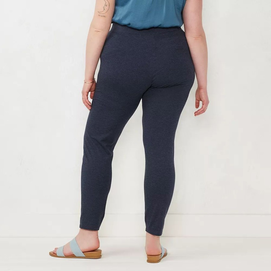 Pants * | Plus Size Lc Lauren Conrad Mid-Rise Leggings