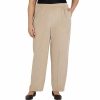 Pants * | Plus Size Alfred Dunner Classics Pull-On Straight-Leg Pants