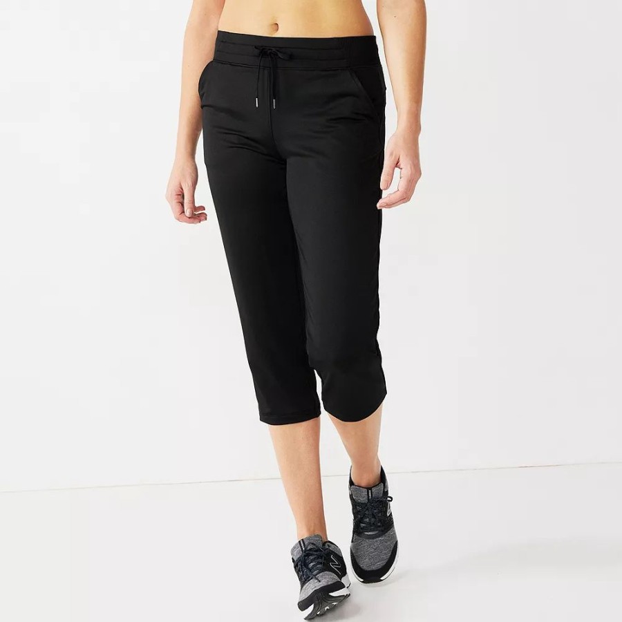 Crops & Capris * | Petite Tek Gear Weekend Straight-Leg Capris