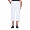 Crops & Capris * | Petite Alfred Dunner Twill Capri Pants