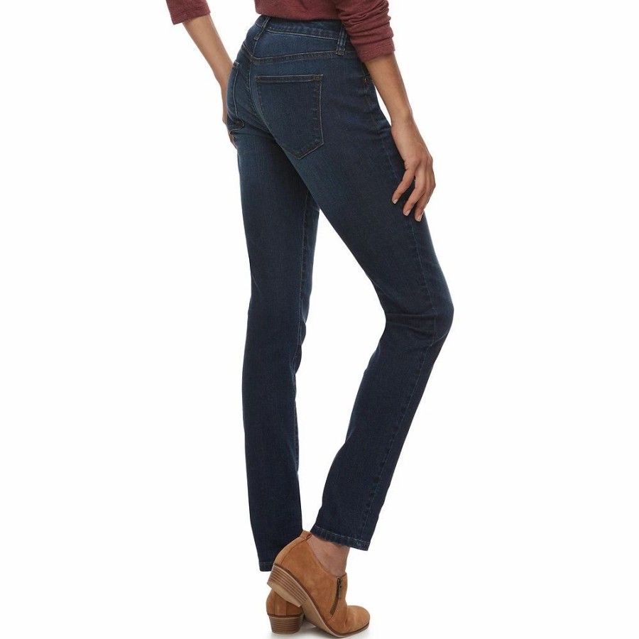 Jeans * | Women'S Sonoma Goods For Life Supersoft Stretch Midrise Skinny Jeans