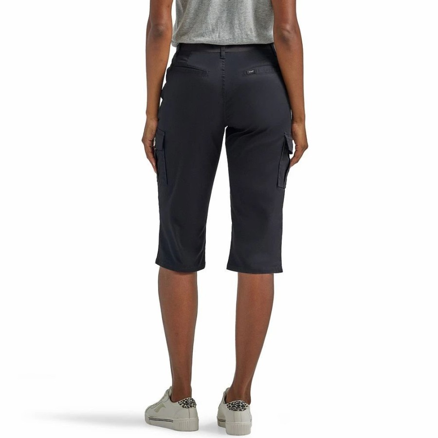 Crops & Capris * | Petite Lee Flex-To-Go Cargo Skimmer Pants