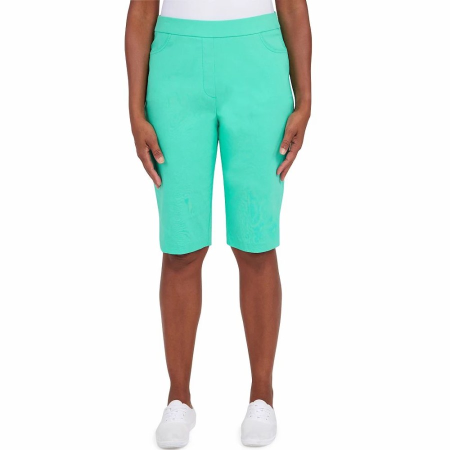 Shorts * | Petite Alfred Dunner Bermuda Shorts