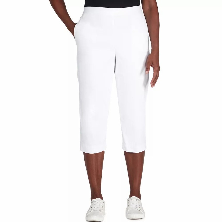 Crops & Capris * | Plus Size Alfred Dunner Denim Capri Pants