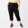 Crops & Capris * | Plus Size Tek Gear Weekend Straight-Leg Capris