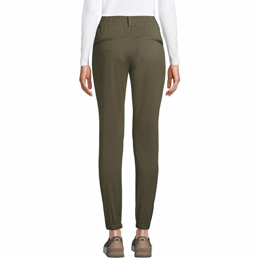 Pants * | Petite Lands' End Flex High-Rise Jogger Ankle Pants