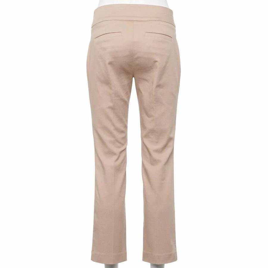 Pants * | Petite Croft & Barrow Effortless Stretch Pull-On Bootcut Pants