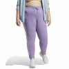 Pants * | Plus Size Adidas 3-Stripe Jersey Joggers