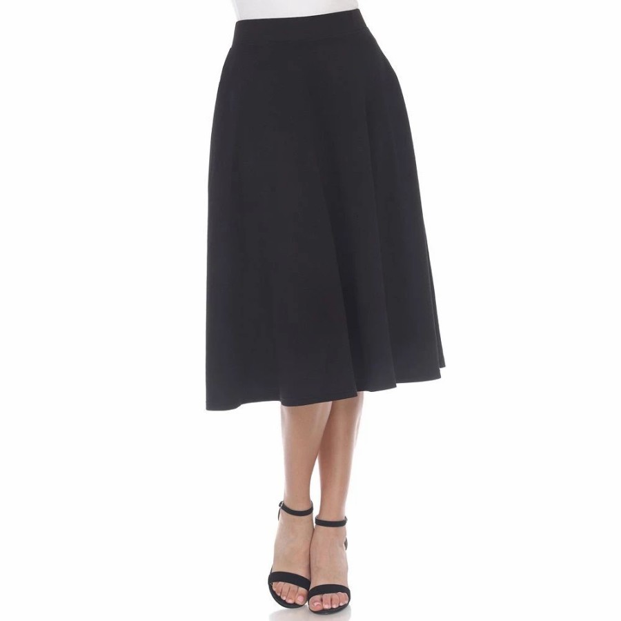 Skirts & Skorts * | Women'S White Mark Midi Skirt