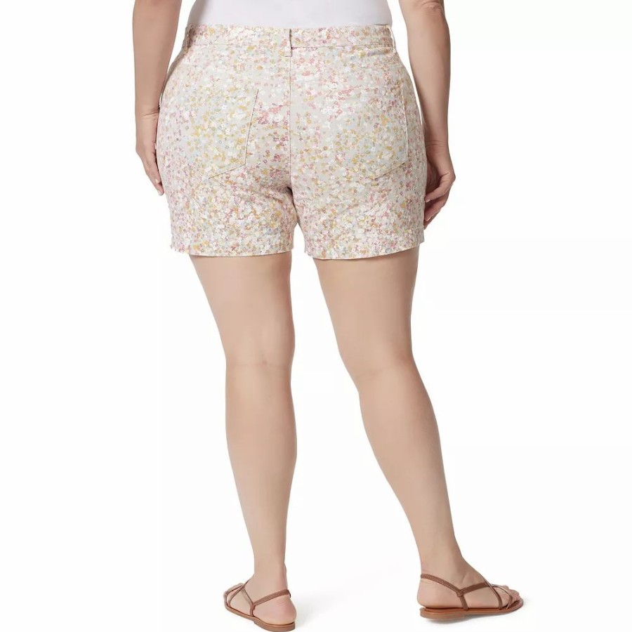 Shorts * | Plus Size Gloria Vanderbilt Amanda Shorts