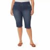 Crops & Capris * | Women'S Gloria Vanderbilt Amanda Pull On Skimmer Shorts