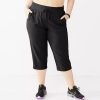 Crops & Capris * | Plus Size Tek Gear Essential Straight-Leg Capris